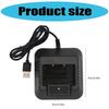 Lightweight Fast Charging USB Power Adapter for Two Way Radio Communication And Electronics Gadgets Portable ABS Case