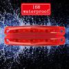 Side Marker Lights,1pcs Red -24V 9LED Cab Marker Light,Indicator Light Front Rear Side Light