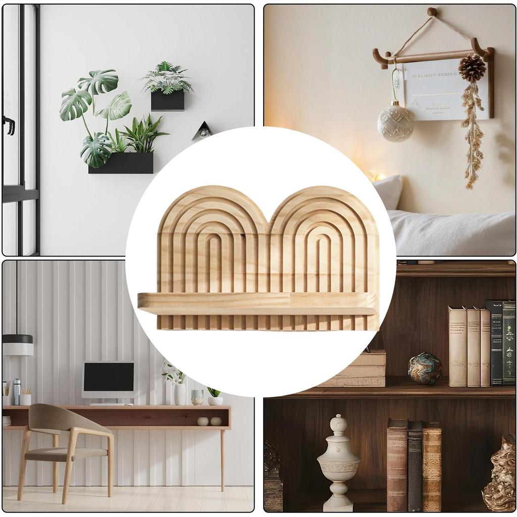 Floating Shelves Modern Strong Decorative Support Shelves For Wall For Hallways Indoor Home Study Bedroom Family Friends Adults