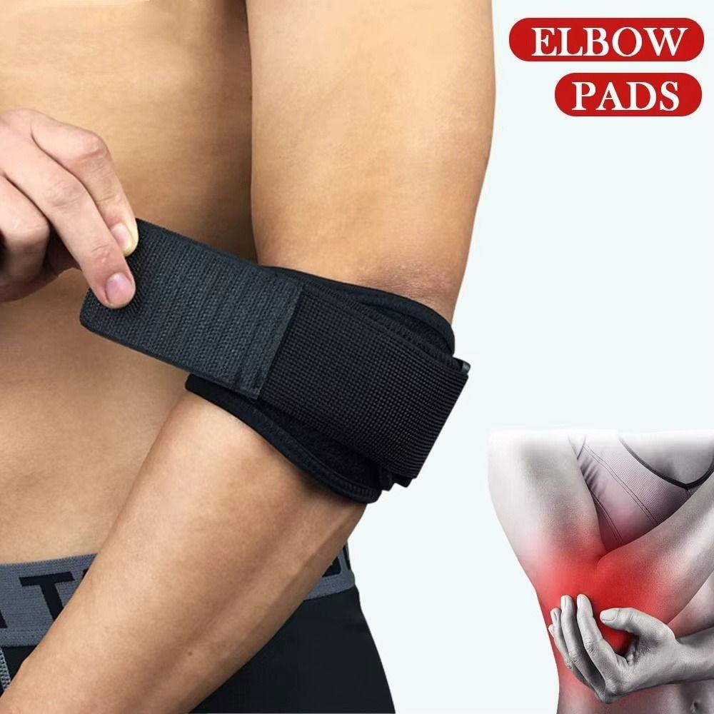 Compression Elbow Brace Sweat Absorption Elbow Guard Pads Tennis Elbow Support  Fitness Basketball