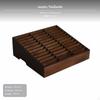 24Compartment Wooden Organizer Box, Cell Phone Storage Rack, Office Desk Divider 12 Grids Natural