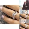Elegant Rose Gold Zirconia Ring For Women Holiday Gift Fashionable Jewelry