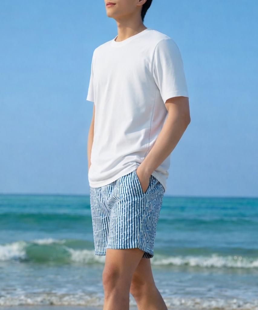 Wikeunain Vented Boardshorts Rash Guard