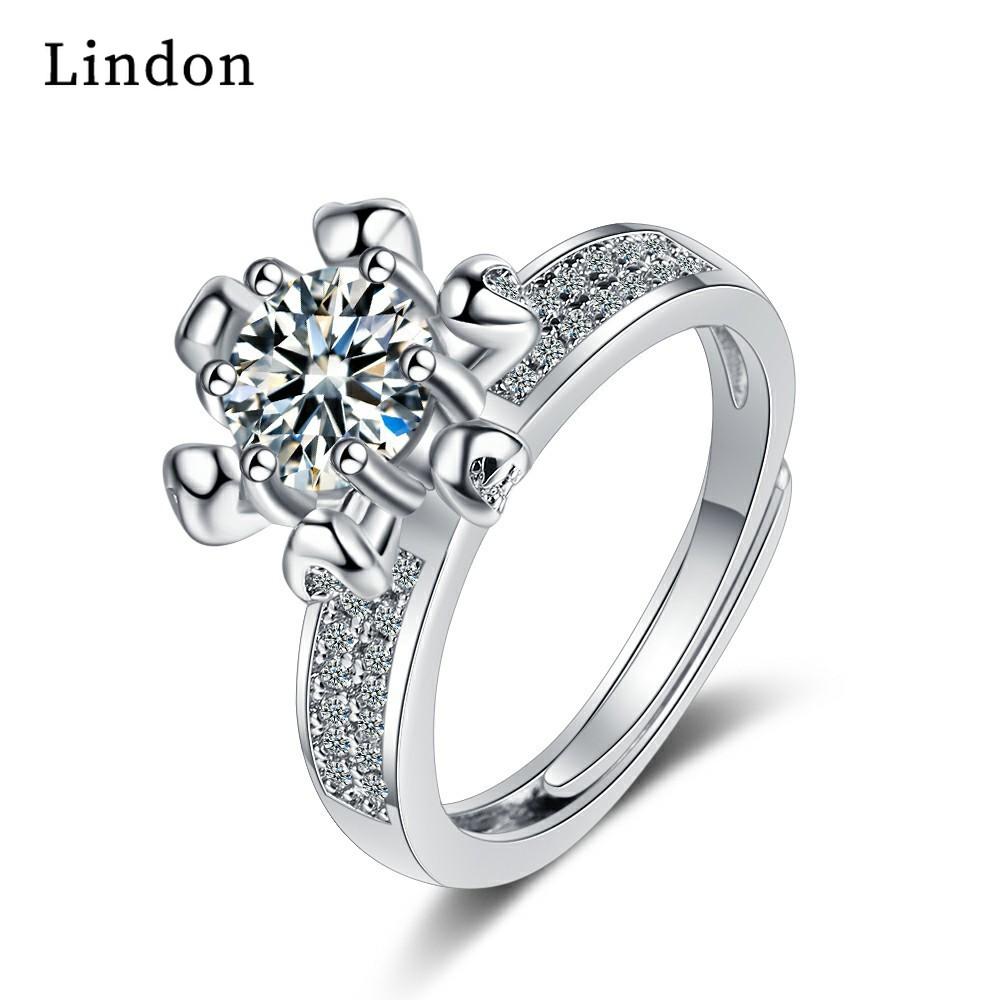 

Классическое кольцо Lindon с цирконием, женские ювелирные изделия, свадебный подарок, вечеринка
