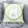 Green Ins Style Fresh Pattern Decorative Pillowcase Living Room Bedroom Square Cushion Pillowcase