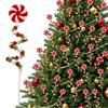 Christmas Tree Pick Spiral Candy Cane Pinwheel Colorful Decorative Pick DIY Christmas Decor Modern Christmas