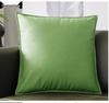 Luxury Retro Faux Leather Pillow Cover with Lychee Pattern - Soft Headboard, Office Cushion, Sofa Throw.