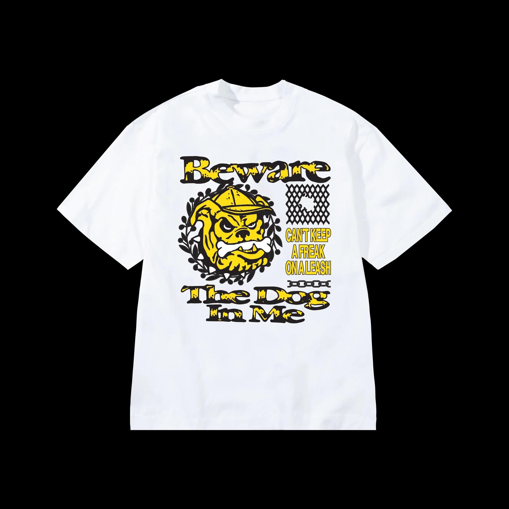 PURCHASE THE BEWARE DOG IN ME Summer Trendy Casual TShirt Unisexs and Womens Luxury Brand Top M