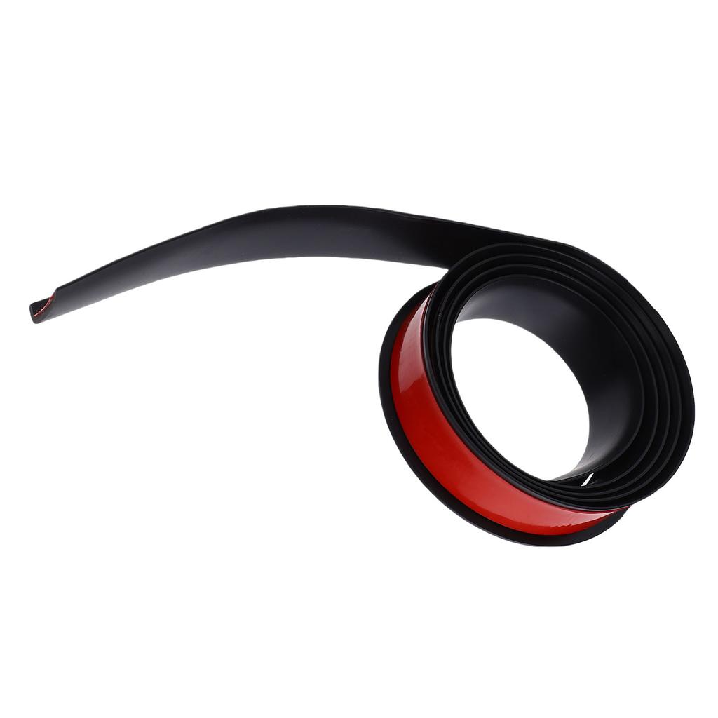 Car Wheel Arch Trim Carbon Fiber Pattern PVC Scratch Proof Car Wheel Eyebrow Anti Collision Strip 3.8 Flat Black Wheel Eyebrows