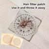 20Pcs Kitchen Sink Sewer Outfall Stopper Bathroom Floor Drain Cover Disposable Shower Drain Hair Catcher Strainer Filter Sticker
