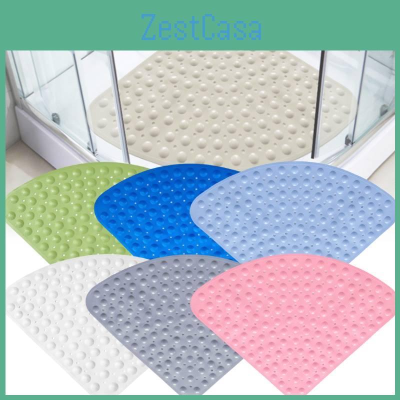 Comfortable Triangle Shower Mat Non-slip Bath Mat Anti-skid Bathroom Mat Durable Plastic Pvc Tpr Washable