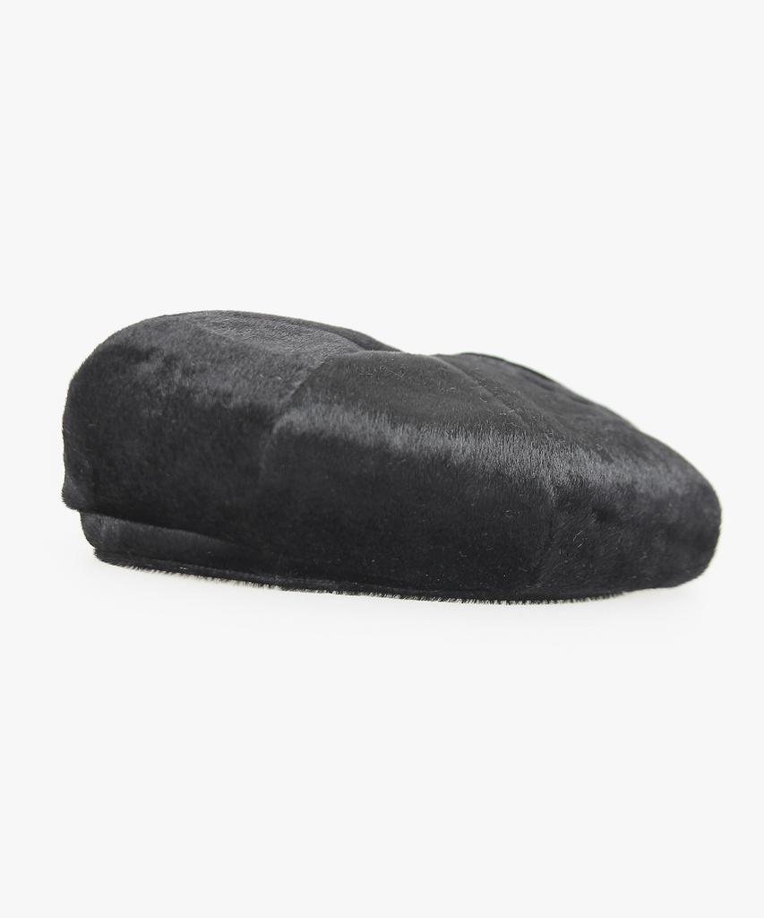PEACE MAKER Calf Skin Beret (Black)