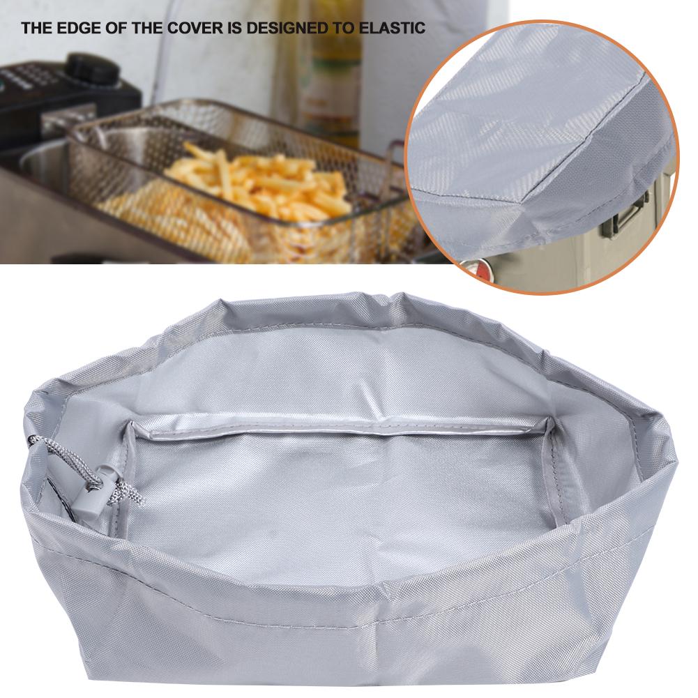 20x15x8cm 420D Oxford Cloth Fryer Dust Cover Frying Machine Outer ive Cover for Home Use