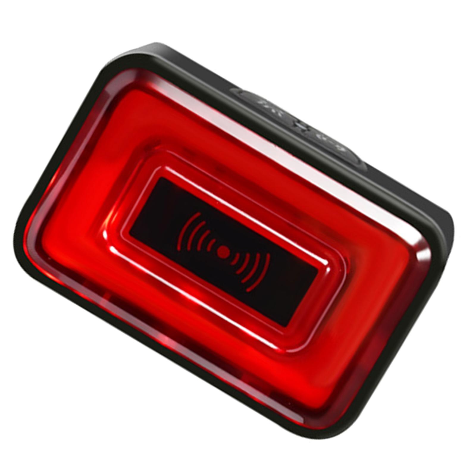 

Велосипедный задний фонарь с умным радаром обнаружения, задний фонарь для велосипеда для приближающихся транспортных средств, перезаряжаемый, водонепроницаемый IPX6