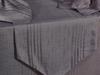 Corver Dinner/Launch Set 26pcs, Tablecloth 160x220, Runner, Napkins, Rings Antracite