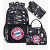 Schulrucksack mit großer Kapazität und Schultergurt; Schüler Drei-teiliges Federmäppchen-Set