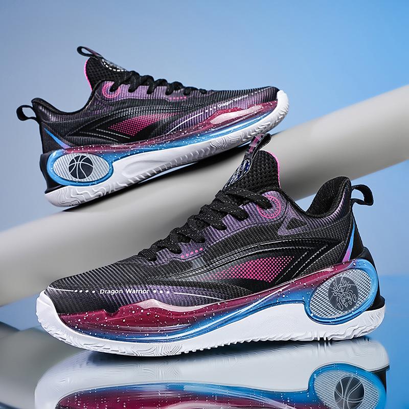 

High-quality basketball shoes men s breathable, non-slip, shock-absorbing and wear-resistant youth professional game training sports shoes 36