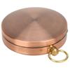 Gold Color Outdoor Compass Copper Camping Compass Portable Pocket Compass  Outdoor Activities