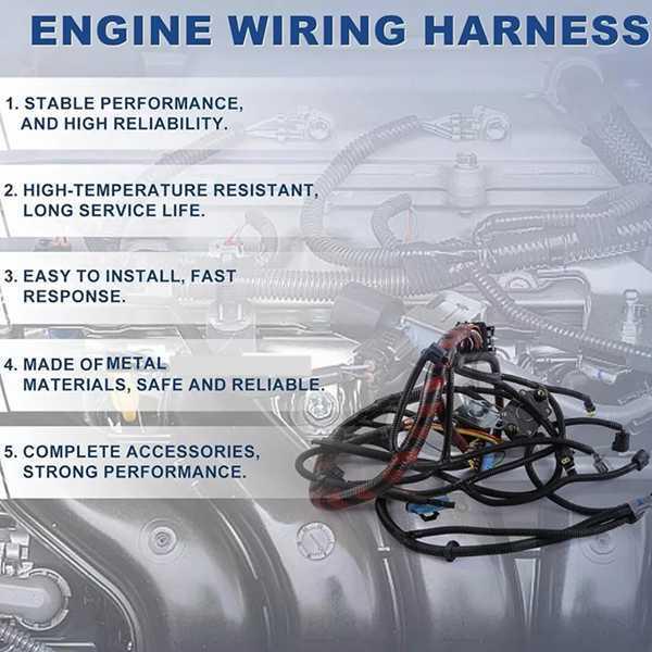 YC3Z12B637BA fits Ford F250 & F350 engine wiring harness.