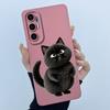 For Tecno Pova 3 Case LF7n Lovely Cartoon Cat Cover Matte Shockproof Soft Silicone Phone Case For Tecno Pova 3 Pova3 Funda 6.9''