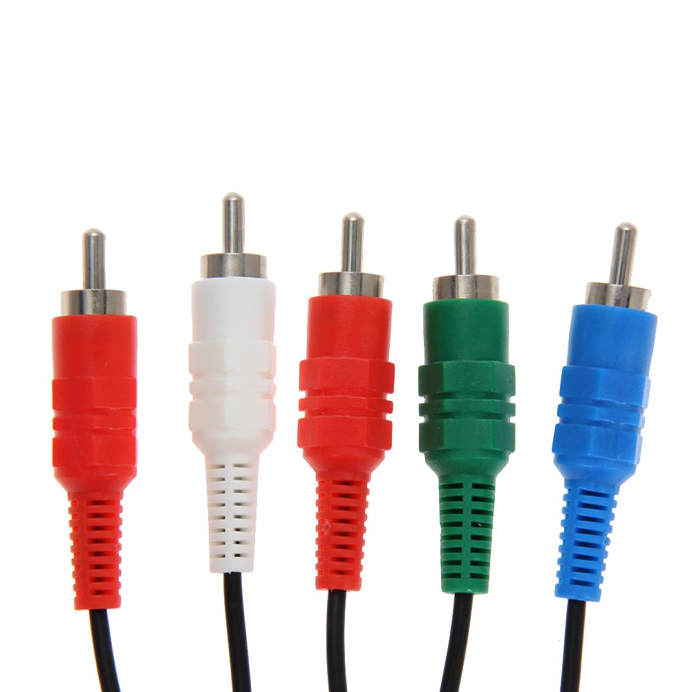 Component AV Cable HDTV AV Audio Video Cable HDTV AV Audio Video Component Cable Cord for Sony PlayStation 2 3 PS2 PS3