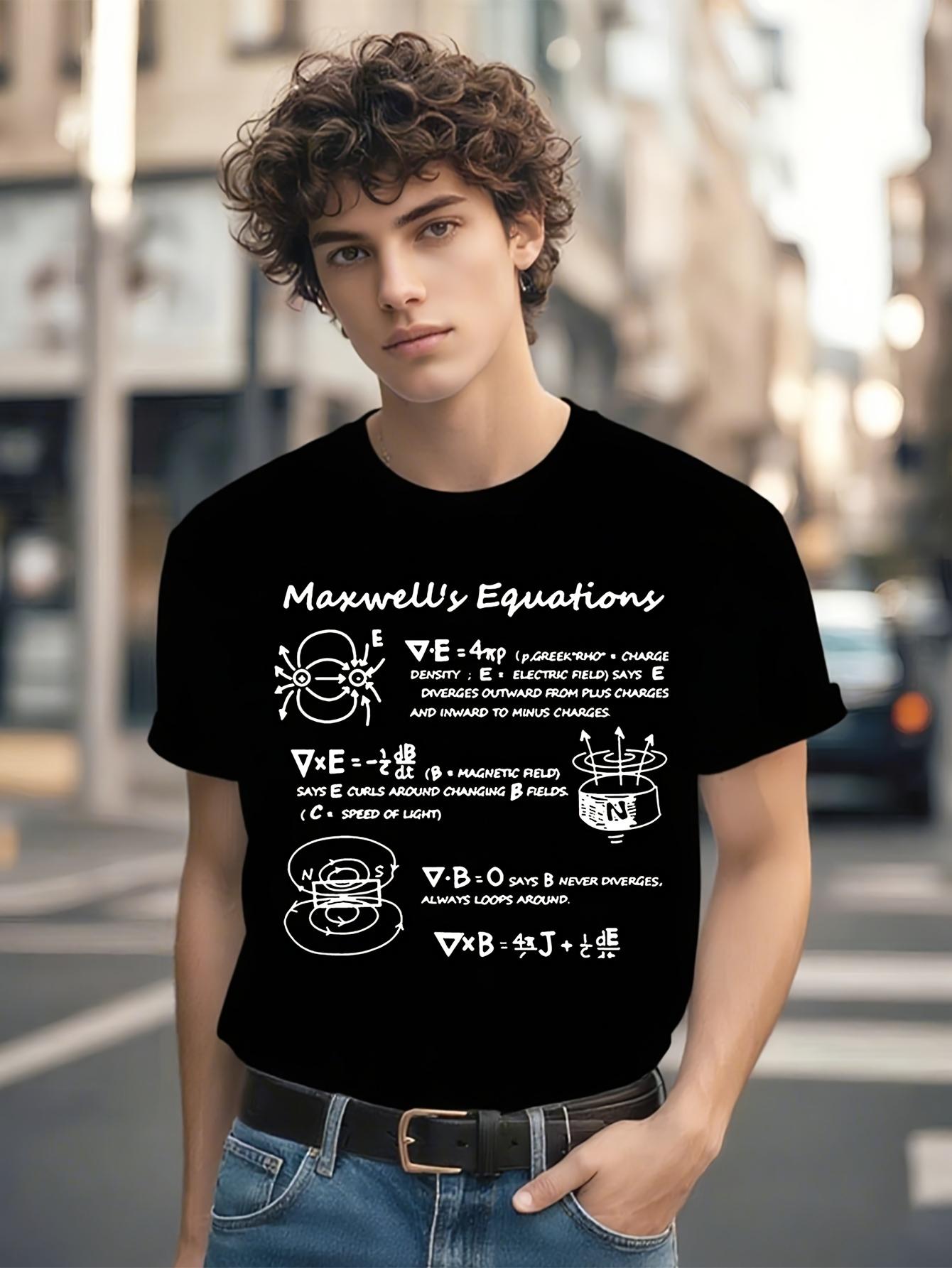 Funny Tshirt Funny Physics Equations Tshirt - Maxwells La... XXXL
