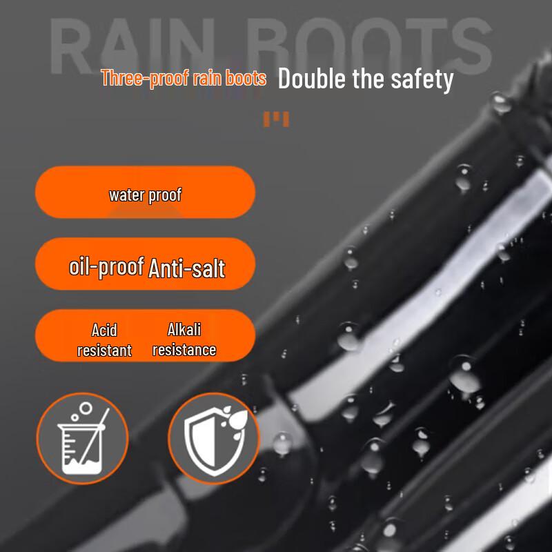 Men s High-Top Breathable Rain Boots