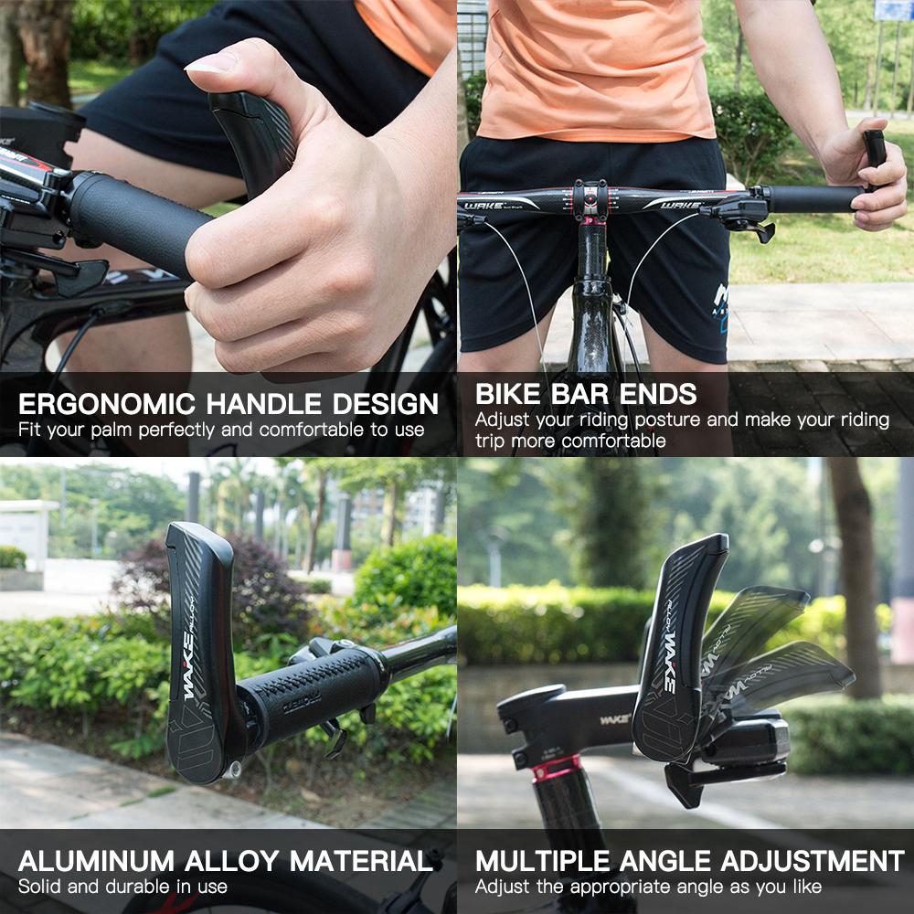 thumbnail interactive-video image 1 of Bike Handlebar Extensions Ends Comfortable Grip Handles 1 of 10