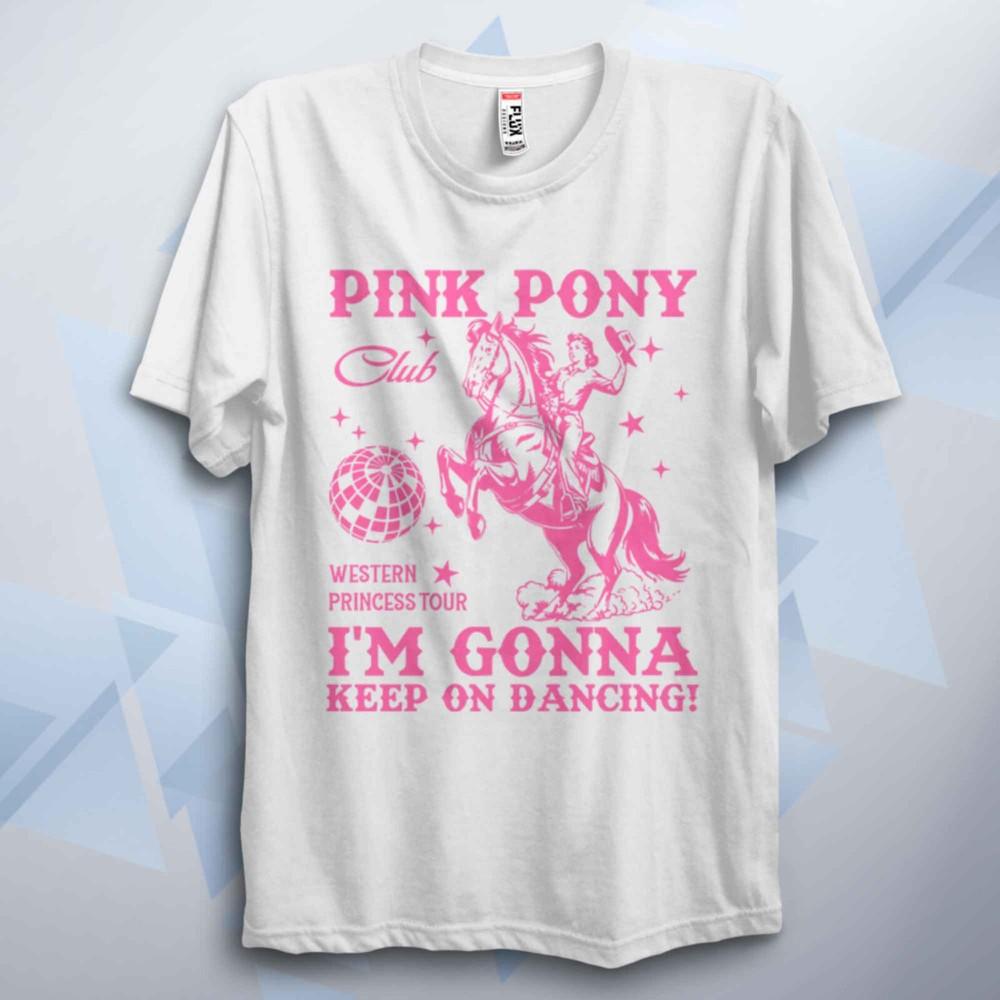 

Inspired Pony Pink Fun Club T-Shirt | Retro Aesthetic Unisex Tee Kids Adults S