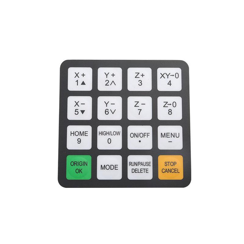 Richauto 0501 A11 A18 DSP Handle Button Film Button Shell And Display CNC Woodworking Engraving Controller Parts (as the picture,0501)