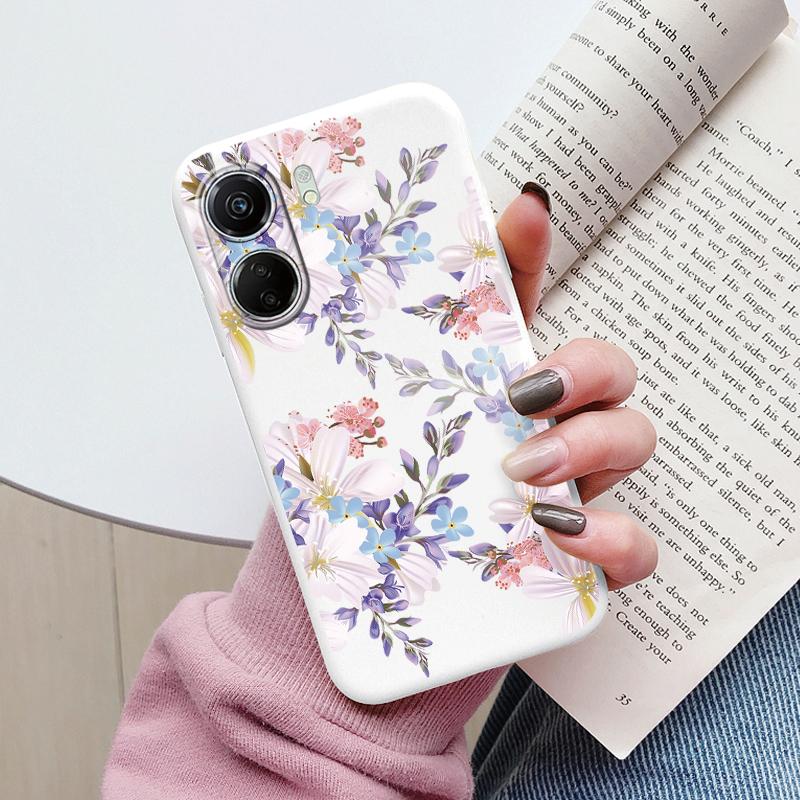 For Poco C65 Phone Case Silicone Soft TPU Protective Soft Cat Coque Para Fundas For Xiaomi Poco C65 Capa Little Dinosaur Shell