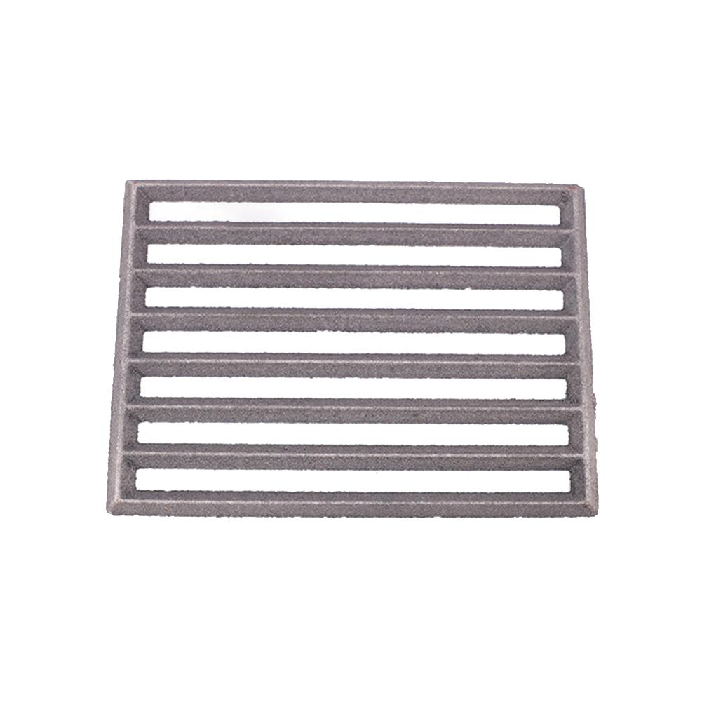 1pc Cast Iron Square Grill Grate Furnace Bottom Grate For Raw Iron Furnace Stove Temperature Resistant Boiler Grate Fittings