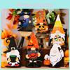 Creative Decorative Halloween Wooden Gnome Ghost Figurines For Festive Atmosphere
