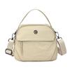 Nylon Handheld Bag With Zipper Closure For Daily Urban Use