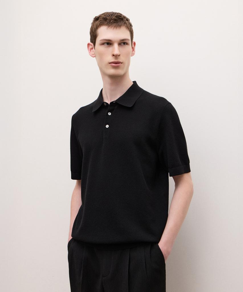 Jilseutyueoteunyuyogmaen Cotton Lean Collar Knit - Black (Jnsw6B401Bk)