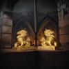 Copper Pi Xiu Male And Female A Pair Bringing Fortune Brave Troops Living Room Home Decoration Office Table Picchu Op
