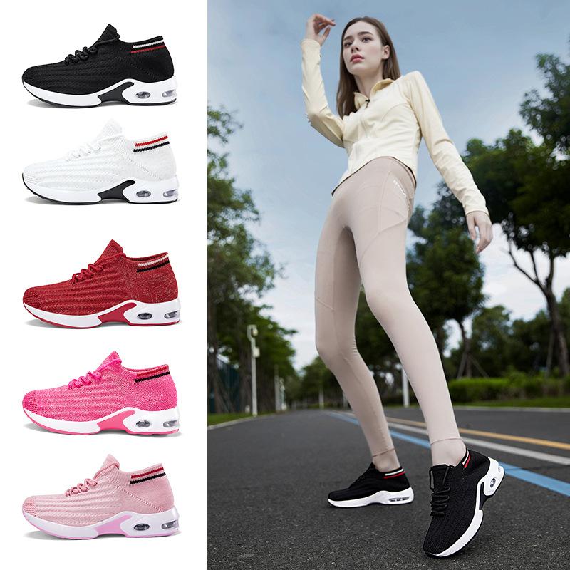 2025 new spring shoes women's air cushion shoes Korean version fashion trend foreign trade women's shoes soft sole breathable sports shoes women