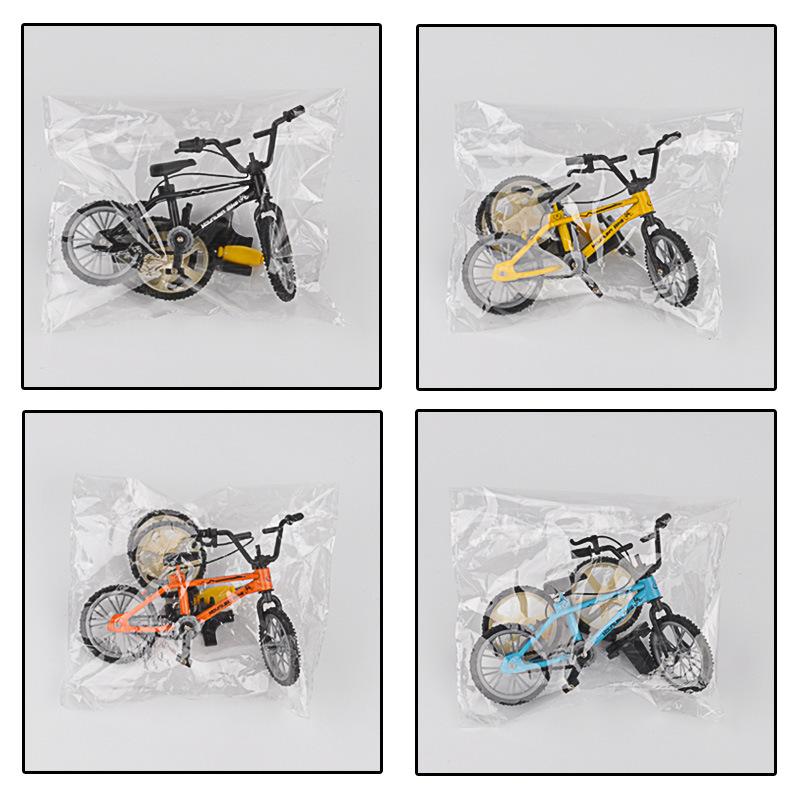 Mini Alloy Finger Bicycle Toy - Creative Desktop Simulation Game