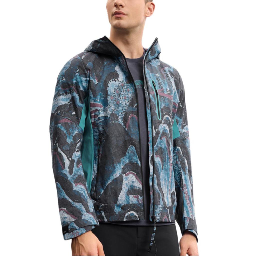 Fila X Dunhuang Museum Collaboration Comfortable Casual Woven Hooded Jacket Men Jackets A11M517714FZA