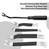 Car Panel Removal Tools 5 Pieces Heavy Duty Universal Interior Repair Kit Car Panel Door Window Remover For Vehicle Dashboard