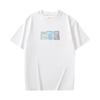 Retro Short Sleeved T-shirt for Men's Summer Fashion Brand Pure Cotton T-shirt with Fashionable Pattern