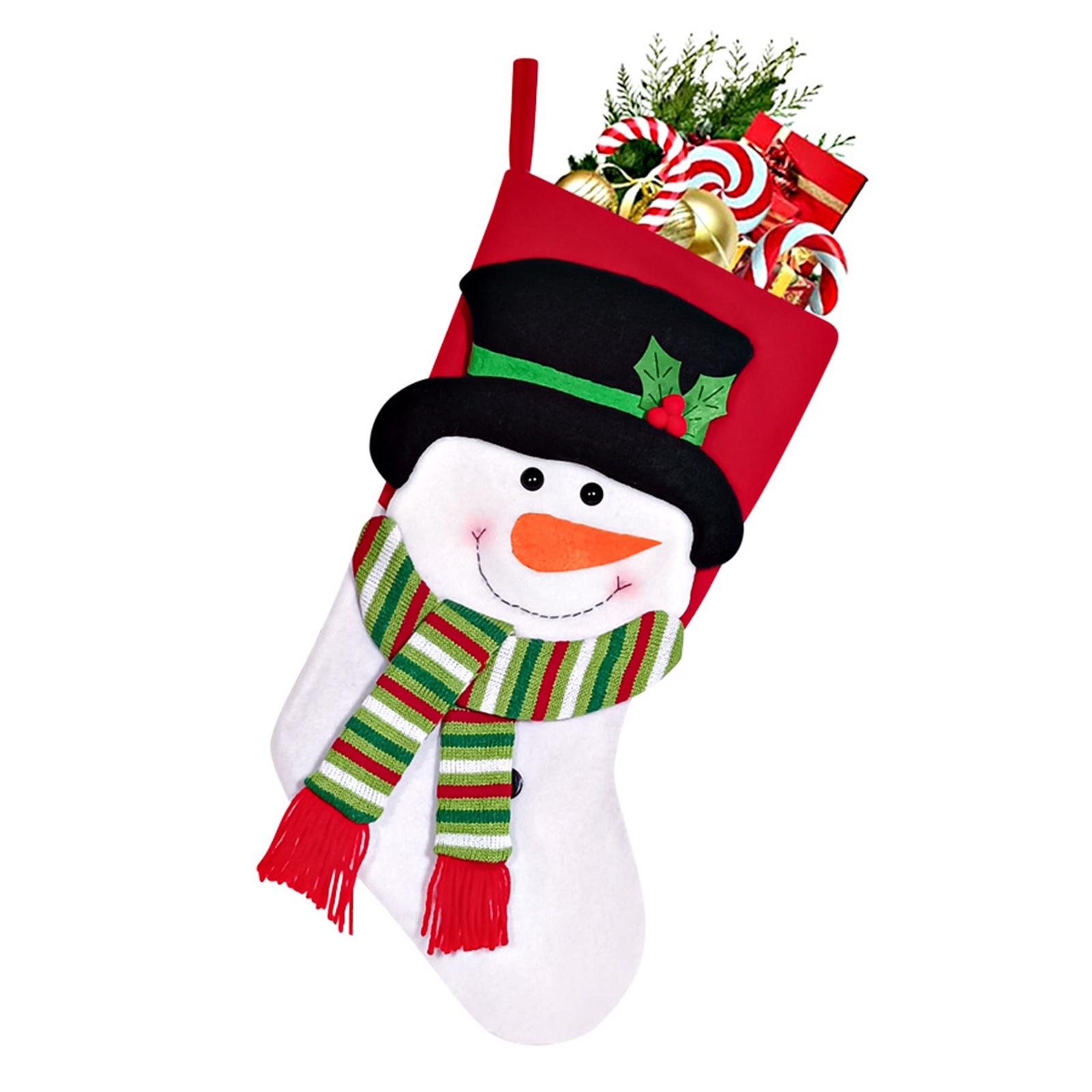 

Рождественский домик Рождественская фигурка Чулки Рождественские чулки Старик Снеговик Рождественский костюм Украшение на елку Подвеска Подарочный пакет One Size