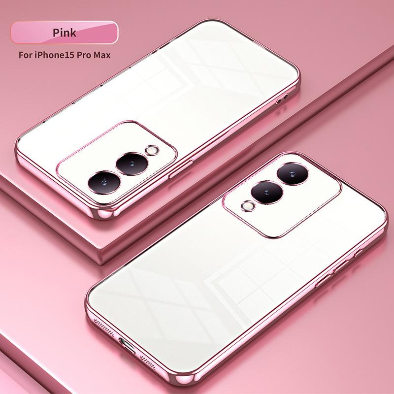 Applicable To VIVO Y200 Electroplated Glitter Mobile Phone Case IQOOZ11Turbo Transparent NEO11 All-inclusive Protective Case