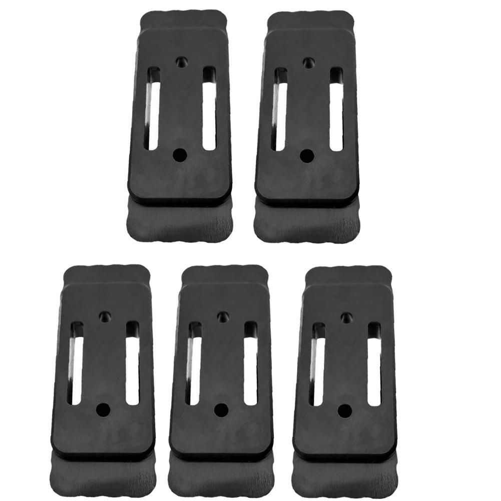 5PC Mounting Feet for Packout Accessories Easy to Use Feet Mounting System Secure Fit Strong ABS Plastic Size 75x30mm