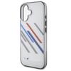 BMW Bmhcp16S23Htrag Iphone 16 6.1       Szary/Grey Hardcase Motorsport Iml Random Stripes
