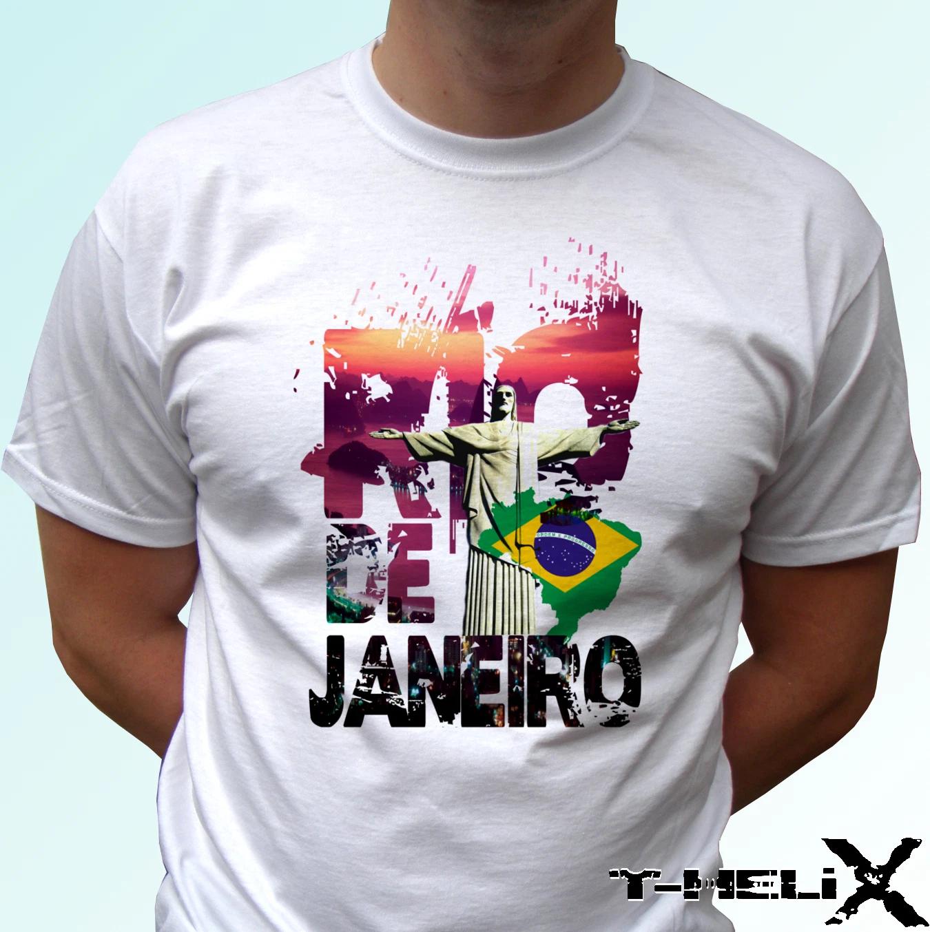 

Rio De Janeiro - white kids boys T-Shirt top tee Brazil - s s kids & baby sizes 120
