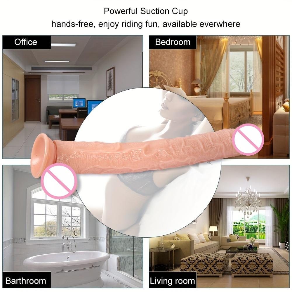 Realistic Dildo with Suction Cup Penis Anal Butt Plug Prostate Massager G-Spot Vagina Stimulation Adult Sex Toys for Men Women