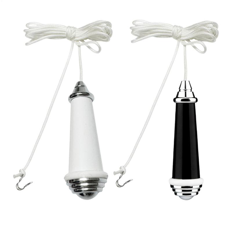 Pull Cord Light Switches Bathroom 150cm Nylon String Pull Cord Control For Ceiling Fans Lamp Fixture Chrome Pull Cord Control