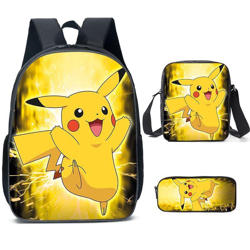 Primary And Secondary School Students Schoolbag Cartoon Backpack Breathable And Wear-Resistant Children'S Backpack Satchel Pencil Bag Set