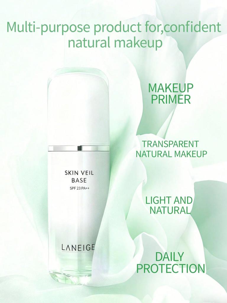 LANEIGE Skin Veil Base EX 30ml - Mint Green SPF28 PA++ Primer | Oil-Control & Brightening